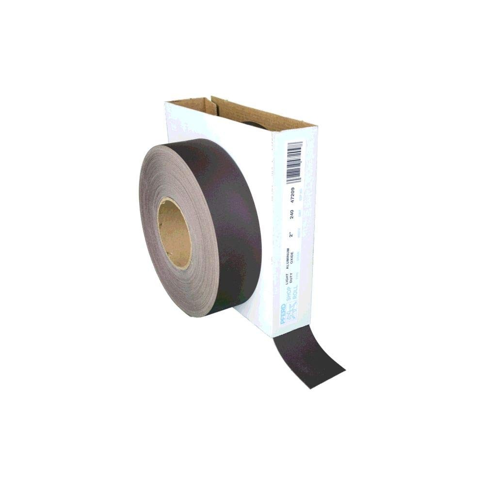 PFERD 47209 Light Duty Abrasive Shop Roll, Aluminum Oxide, 50 yd. x 2″ 240 Grit