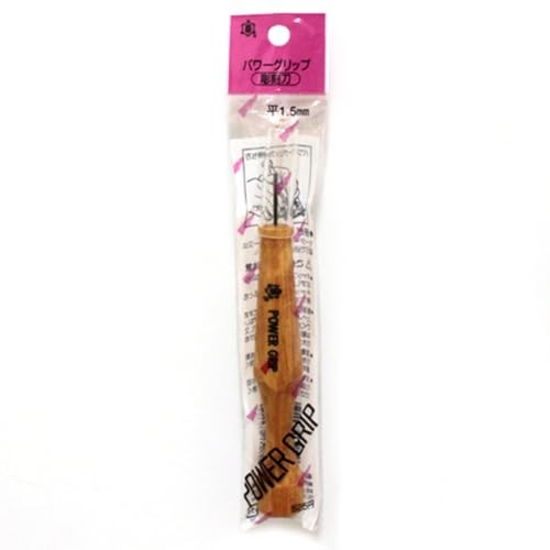Mikisyo Power Grip Chisel Chisel Flat 0.06 inch (1.5 mm) Single Item