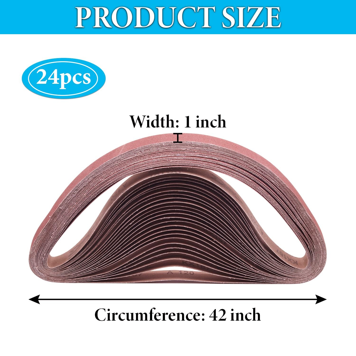 1 X 42 Belt Sander Sanding Belts 1 Inch X 42 Inch Sanding Belt 120 Grit Aluminum