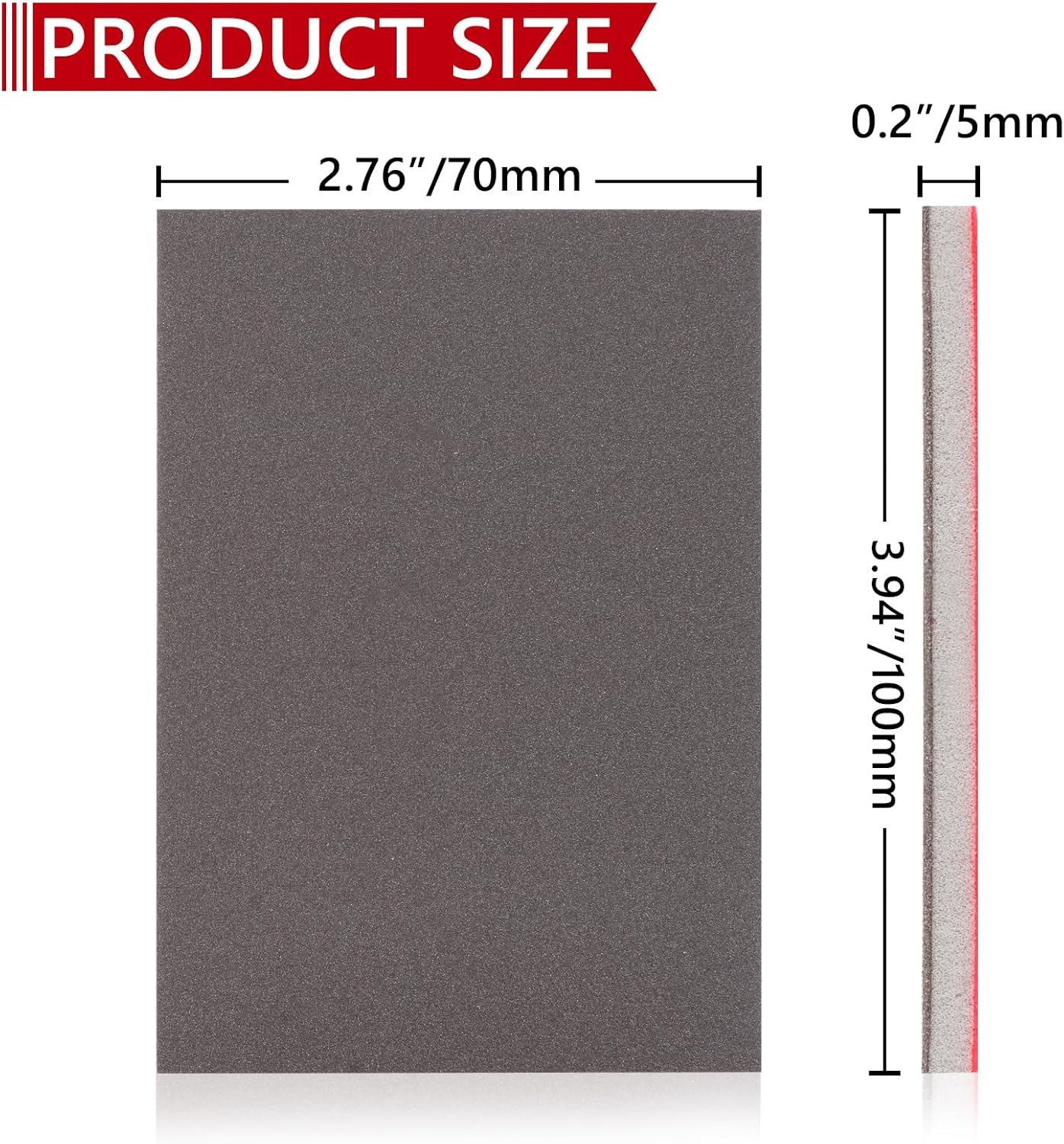 18 Pcs 320-2500 Grit Sanding Sponge Sandpaper Pads Ultra Fine Soft Foam Wet Dry