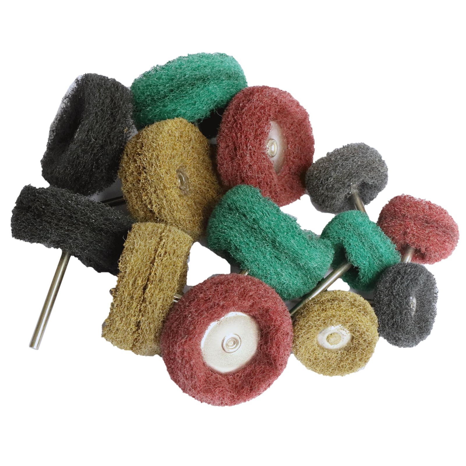 58PCS Abrasive Buffing Polishing Wheel Set for Rotary Tools,Scouring pad