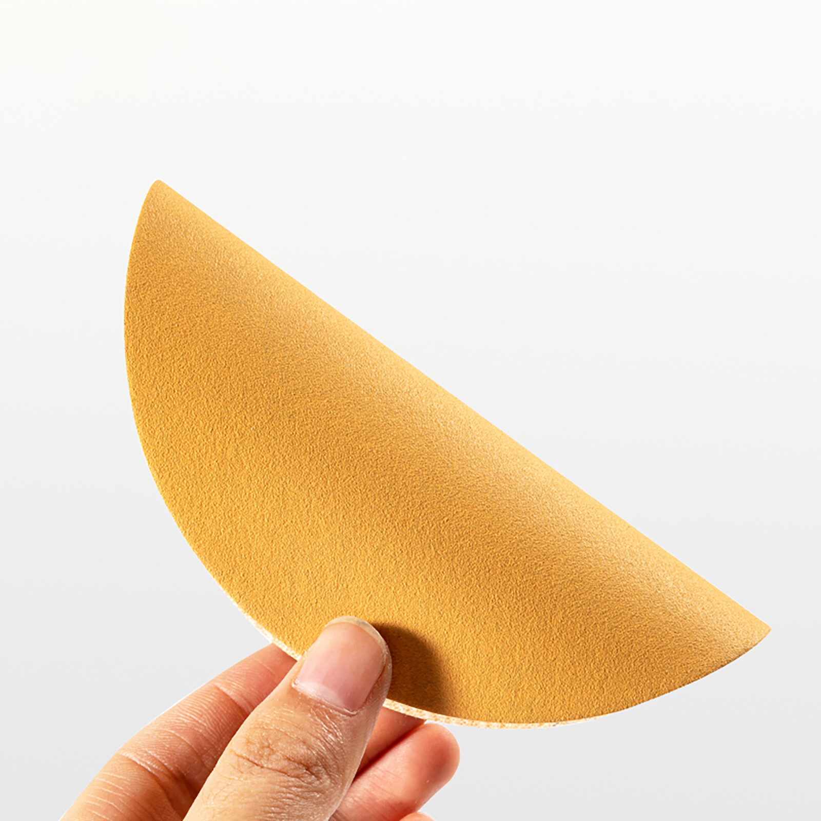 75mm Dry Sanding Discs 3 inch Rounded Sandpaper Pads Grit 40~1000 No Hole Yellow