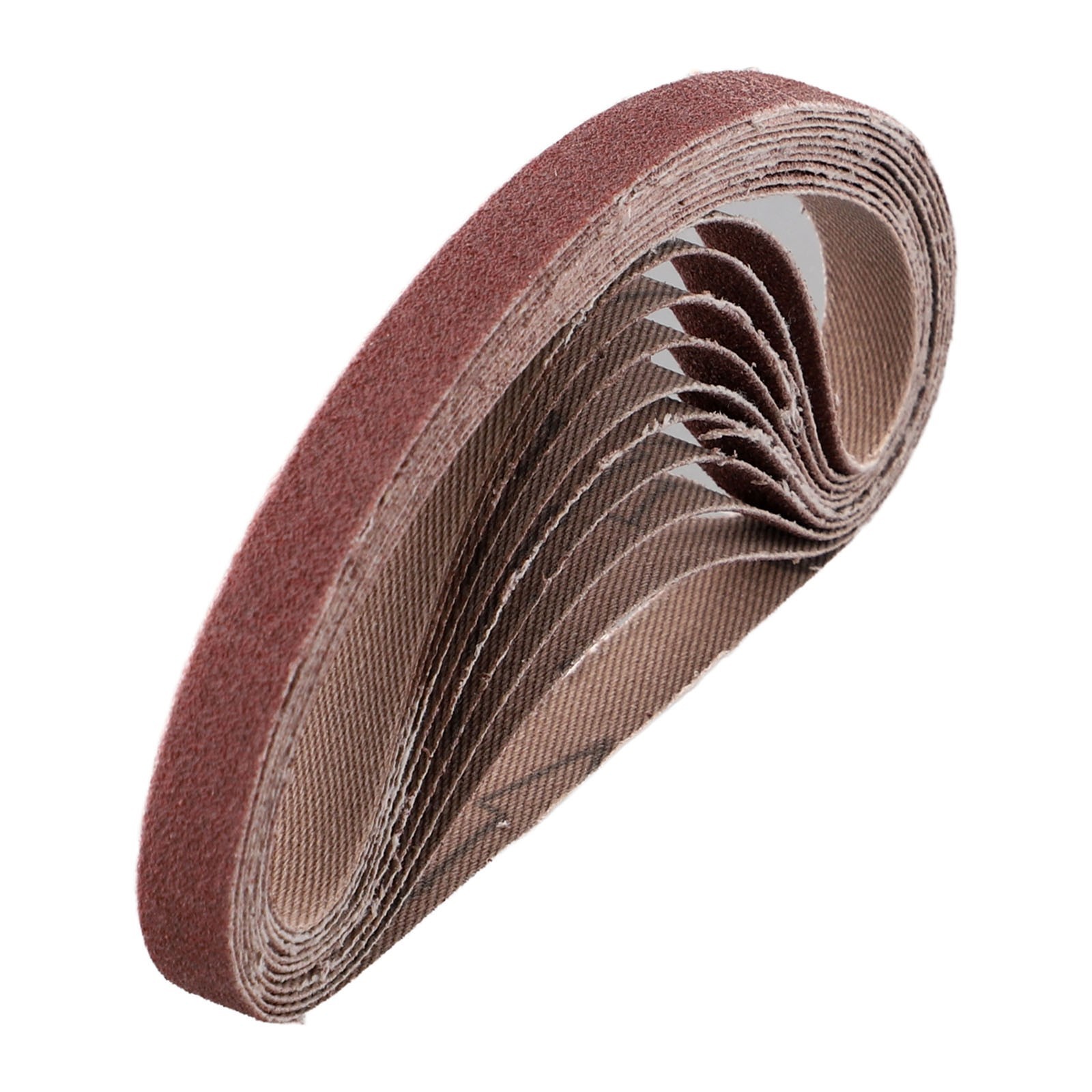 50pcs Set 330mm X 10mm Belt Power Finger File Sander Abrasive Sanding Belts Pack