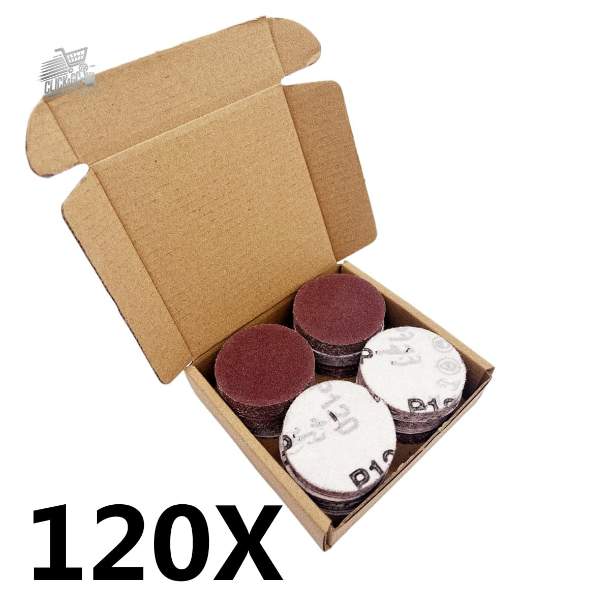 120 sanding discs 50mm sandpaper grain 3000 polishing wood metal glass