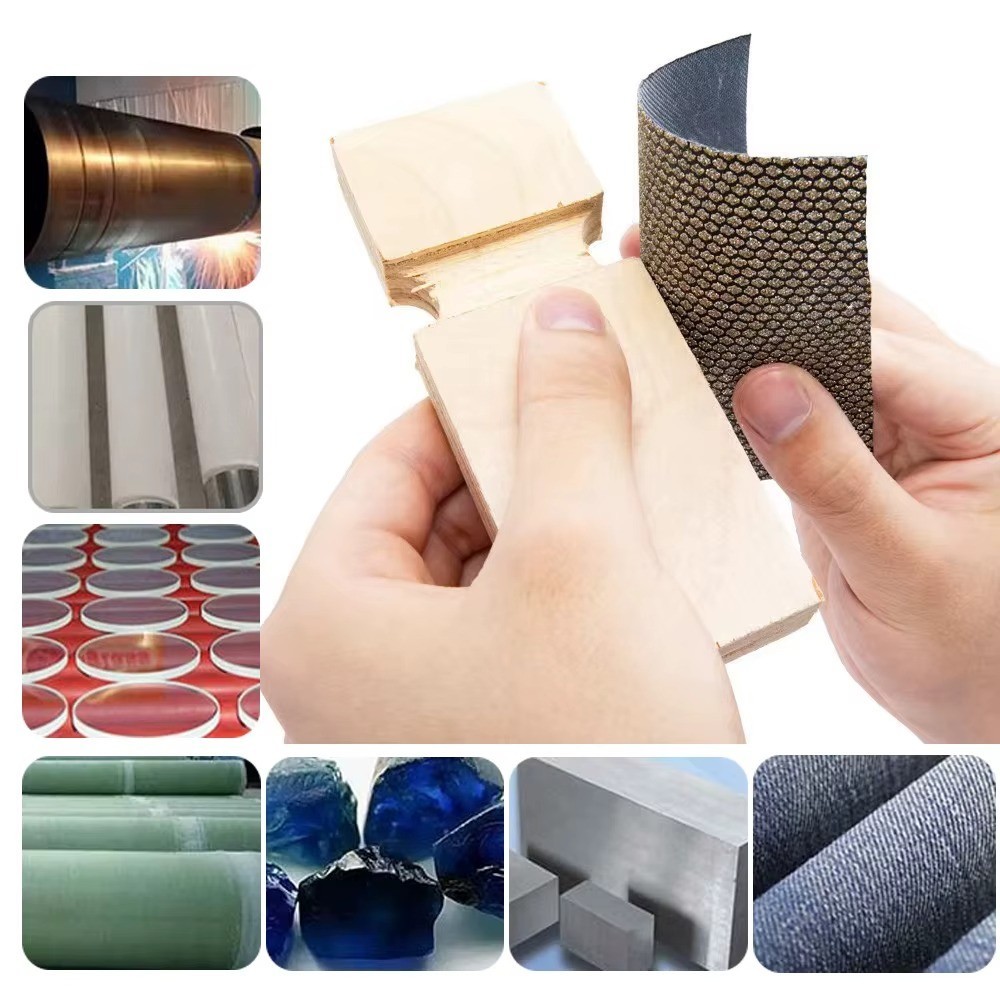 100x100mm Electroplated Sanding Sheets P60-P1200 Hand Polishing Sandpaper