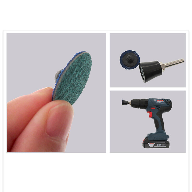 1 Inch 25mm Green Sanding Discs Roll Lock Quick Change Grinding Disc 80/120 Grit