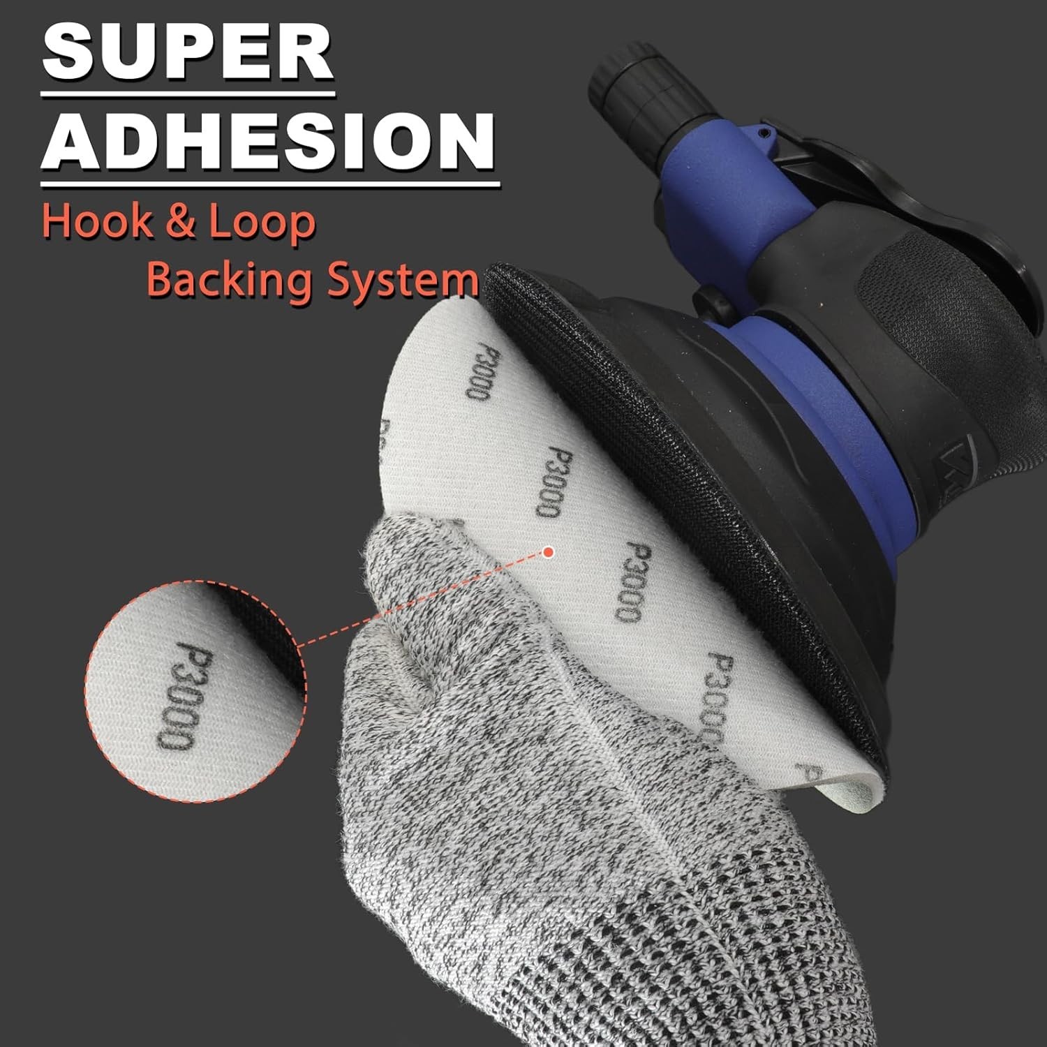 3Pcs High Grit Foam Sanding Discs for Superior Wet/Dry Performance – 6 Inch Size