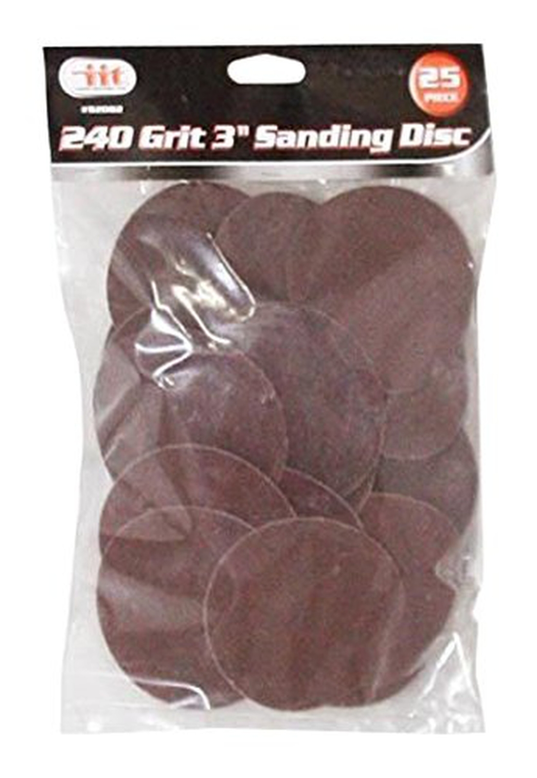 IIT 3″ Sanding Disc, 240 Grit, 25 pc, #82082