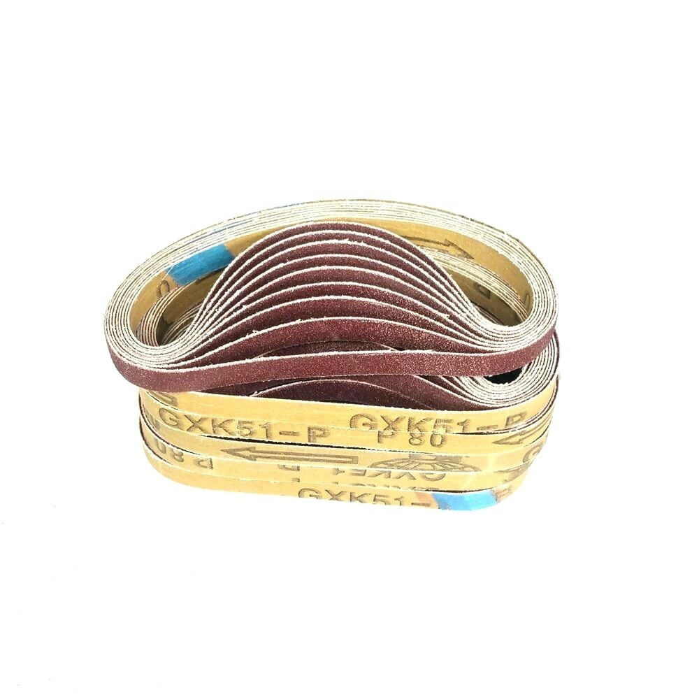 50 Pcs 330*10mm Abrasive Sanding Belts Bands P80 P60 P120 P180 P240 on Air Belt