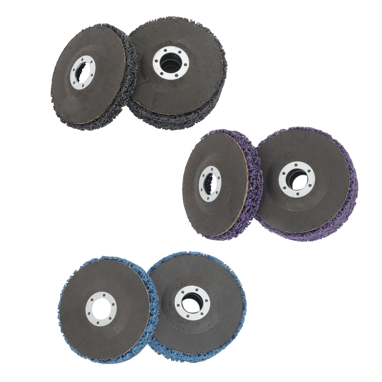 12 Pack: 4-1/2 x 7/8 Inch Diamond Grinding Discs Set 3 Colors for Angle Grinder