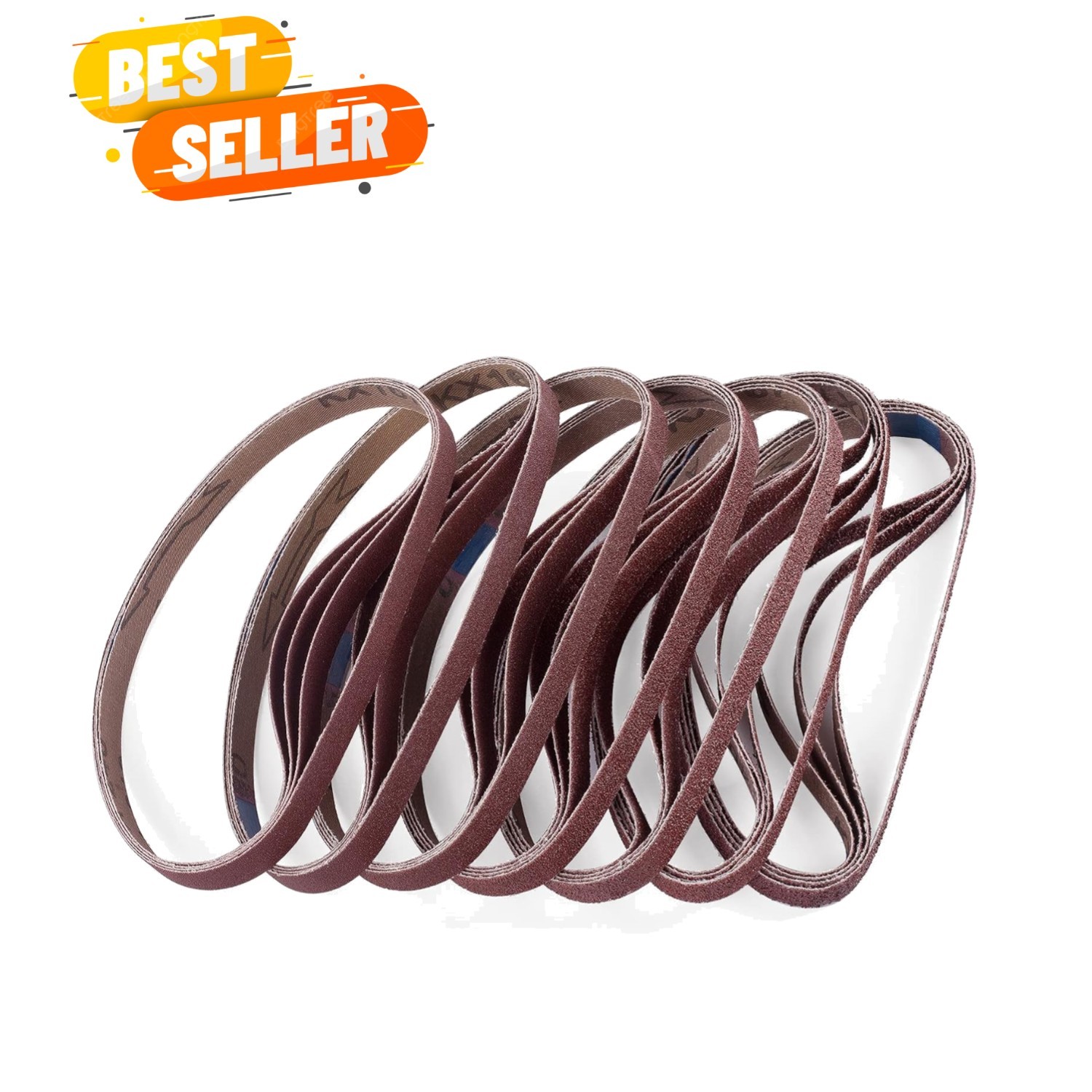 1/2×18 Inch Sanding Belts 28 Pcs 4 each of 36/40/60/80/120/180/240 Assorted G…