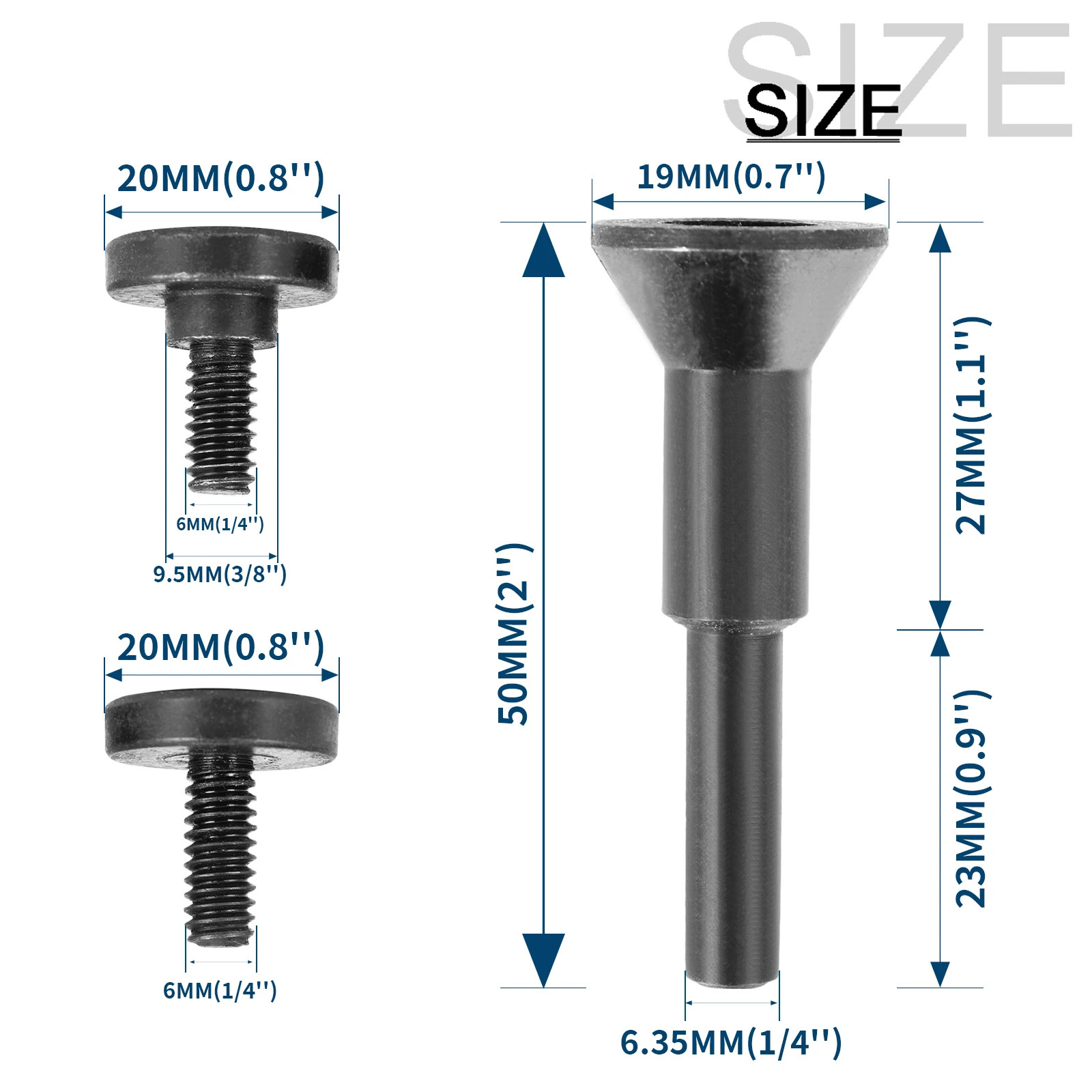 50mm Mini Metal Cut-Off Wheels With 1/4” Mandrel Die Grinder For Rotary Tools