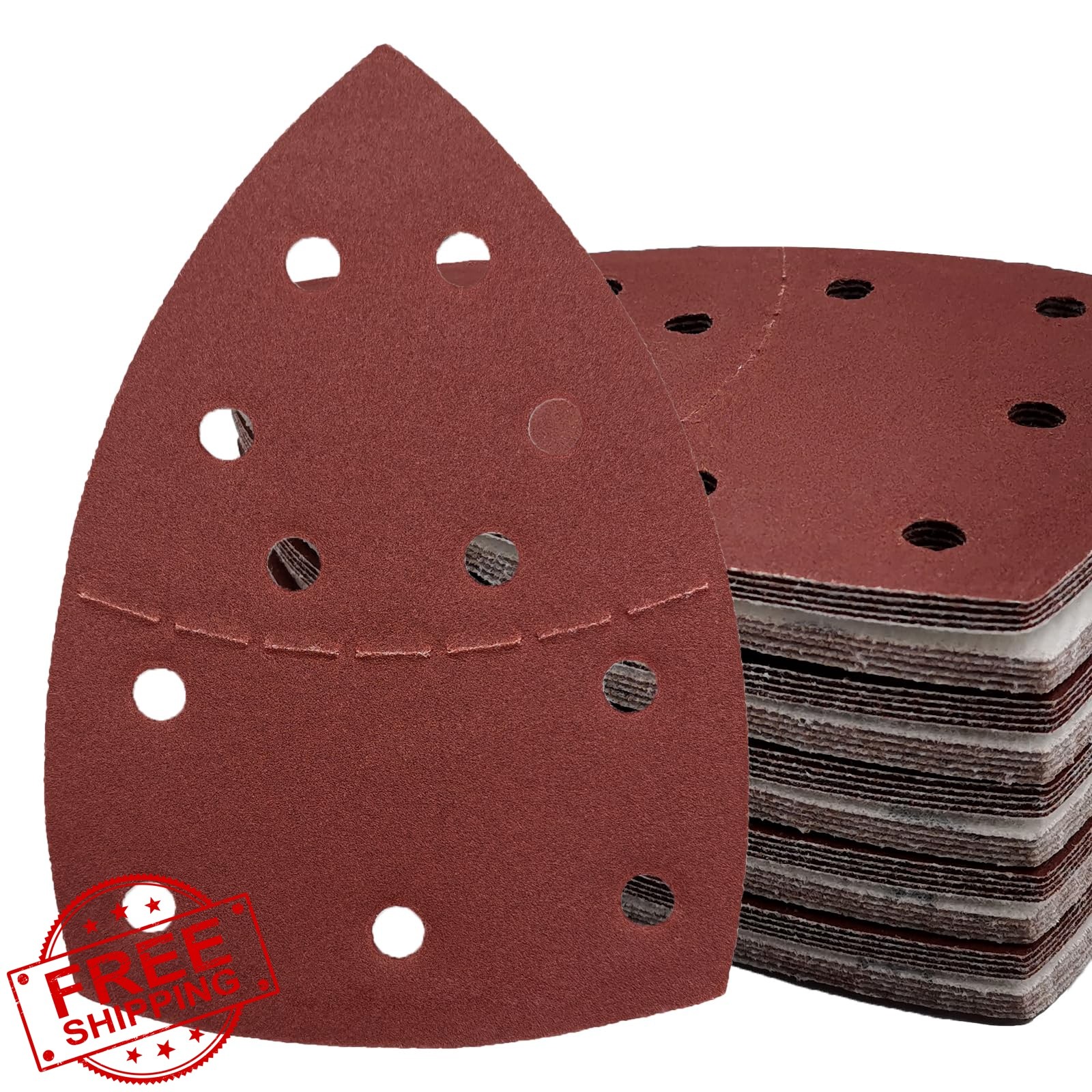 XHKDSYMC 180 Grit Mouse Sander Sandpaper 50 PCS