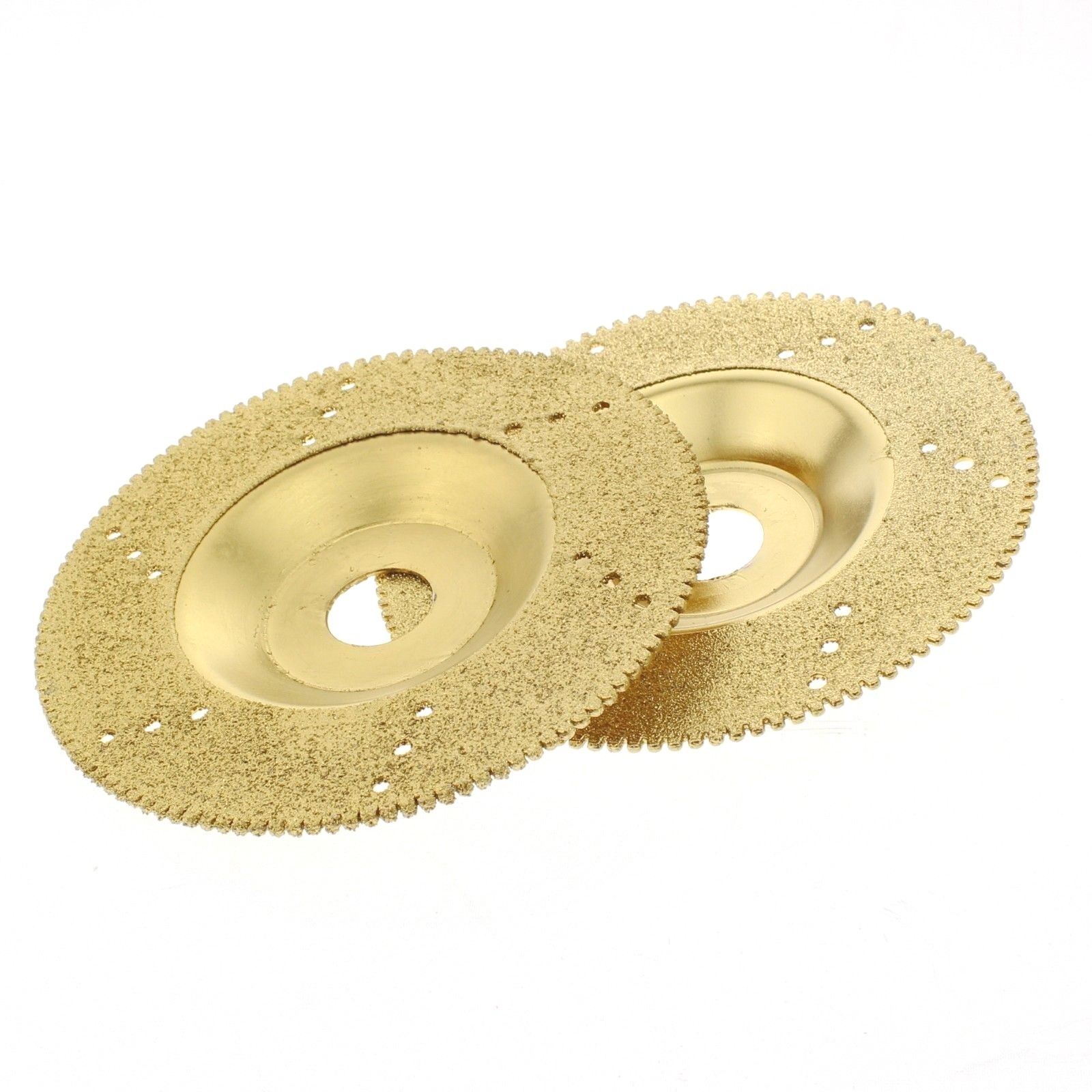 2Pcs 4″ Diamond Coated Grinding Wheel Disc TITANIUM for Angle Grinder