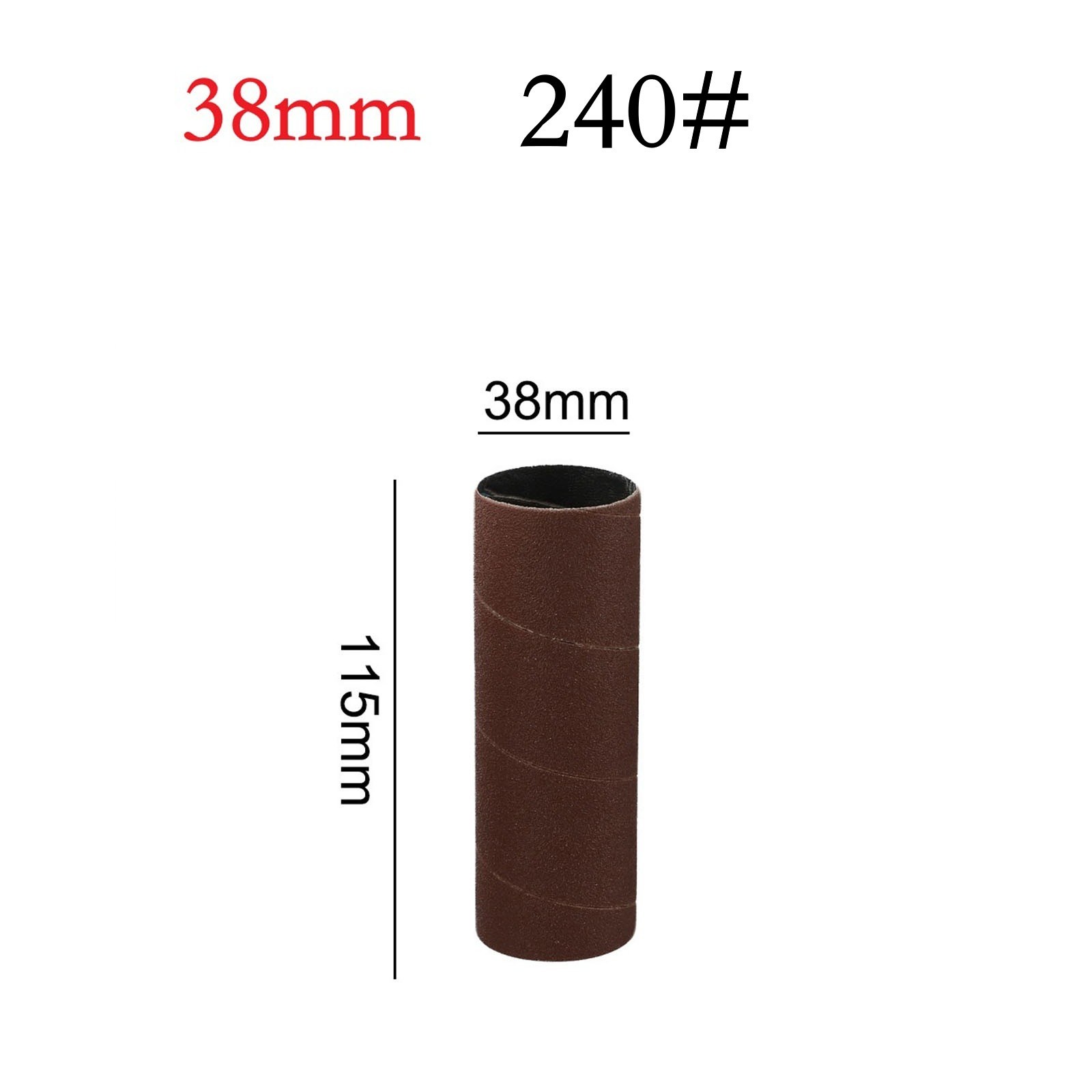 115mm Sanding Drum Sleeves 1PC 80 150 240 Grit for Precise Sanding Tasks