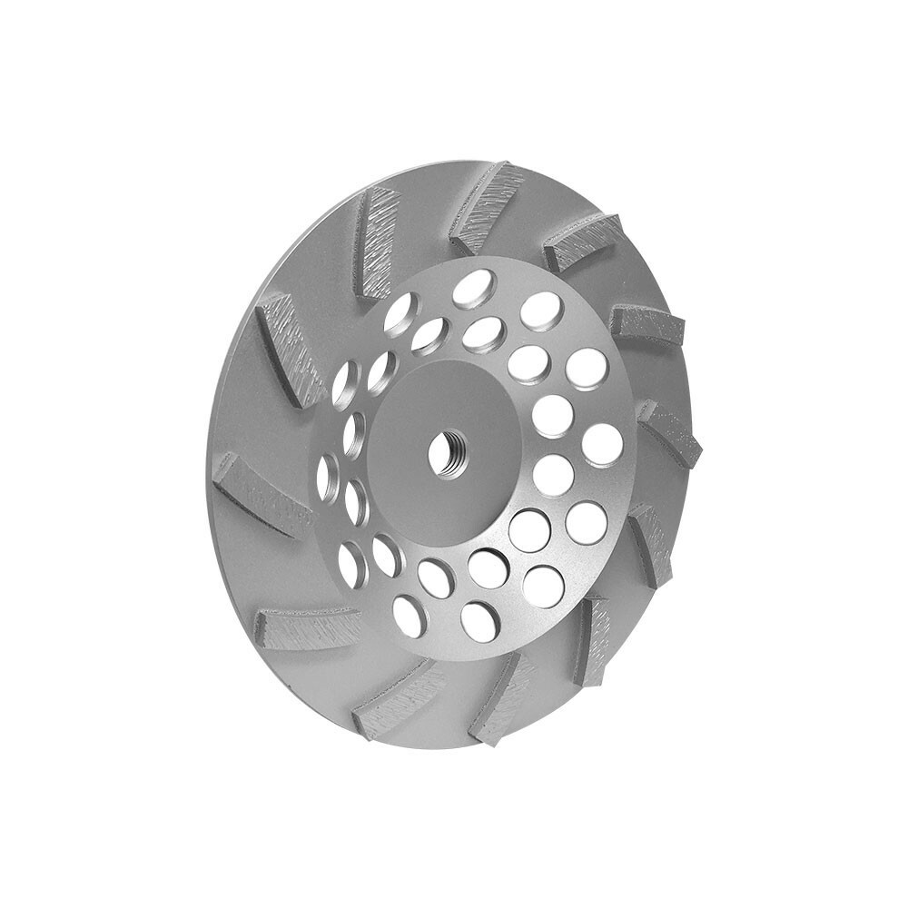 7″ x 5/8″-11 Turbo Cup Wheel Grinding Grinder 12 Segments Wet/Dry For Concrete
