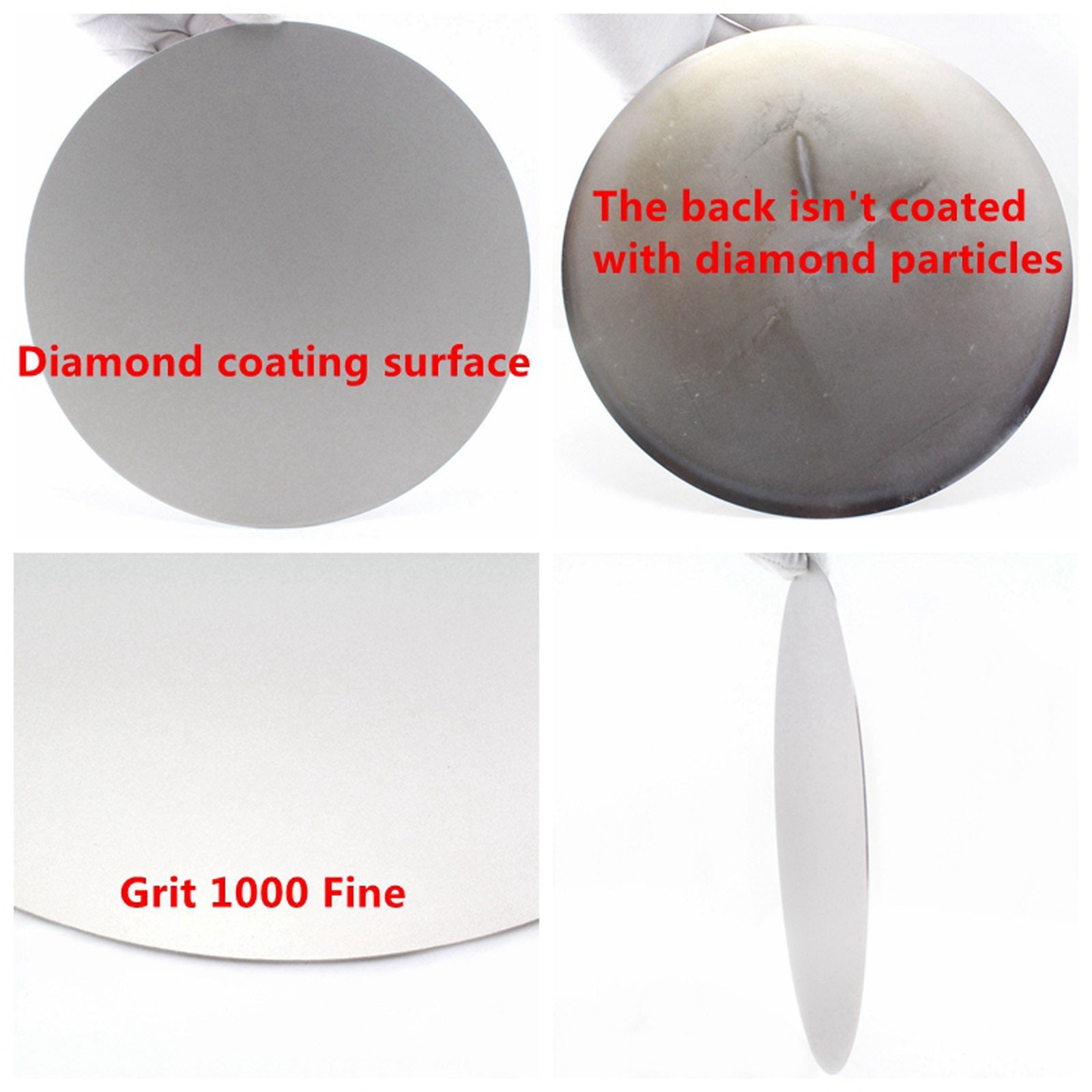 8″ Diamond Grinding Disc Grinder Wheel No Hole Polishing Flat Lap for Jewel Rock
