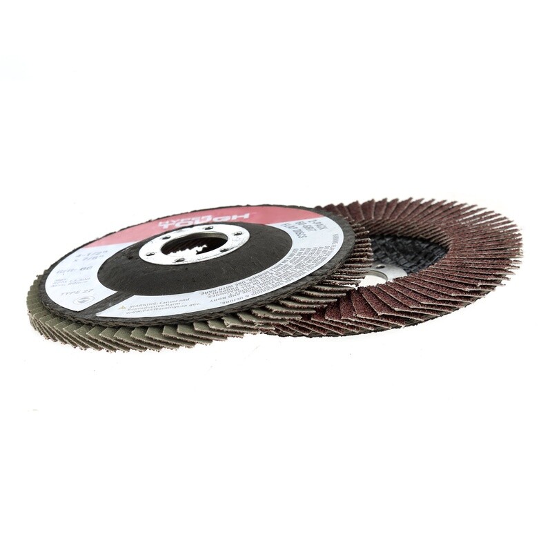 80 Grit Flap Discs 4 Pack Abrasive Material Angle Grinders Multi-Purpose Use
