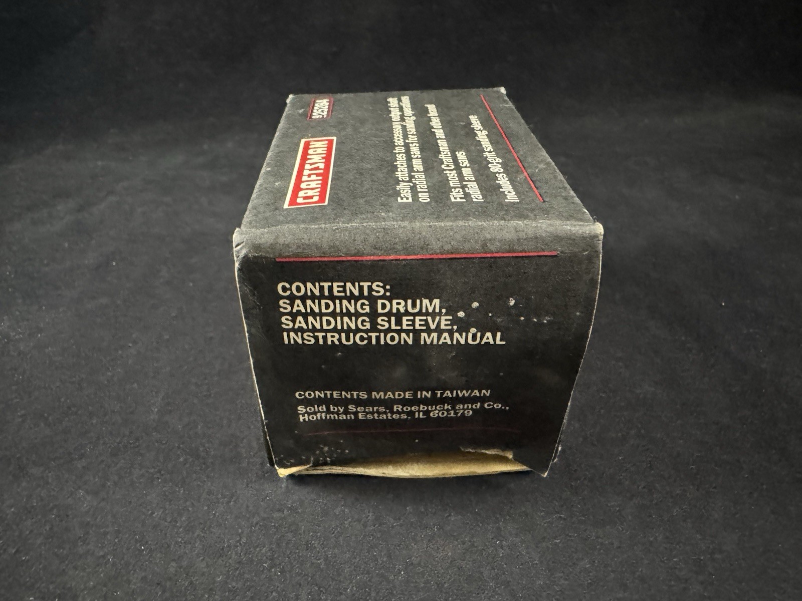 Vintage Sears Craftsman 3in. Sanding Drum 925284 – Made in Taiwan