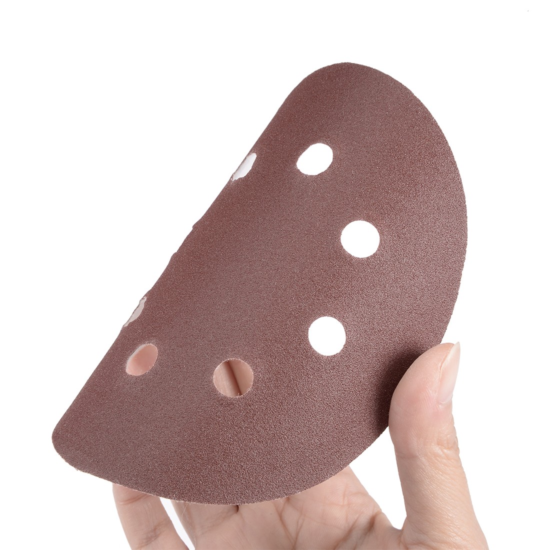 5-Inch 8 Hole Hook and Loop Sanding Disc 180 Grit Flocking Sandpaper 50Pcs