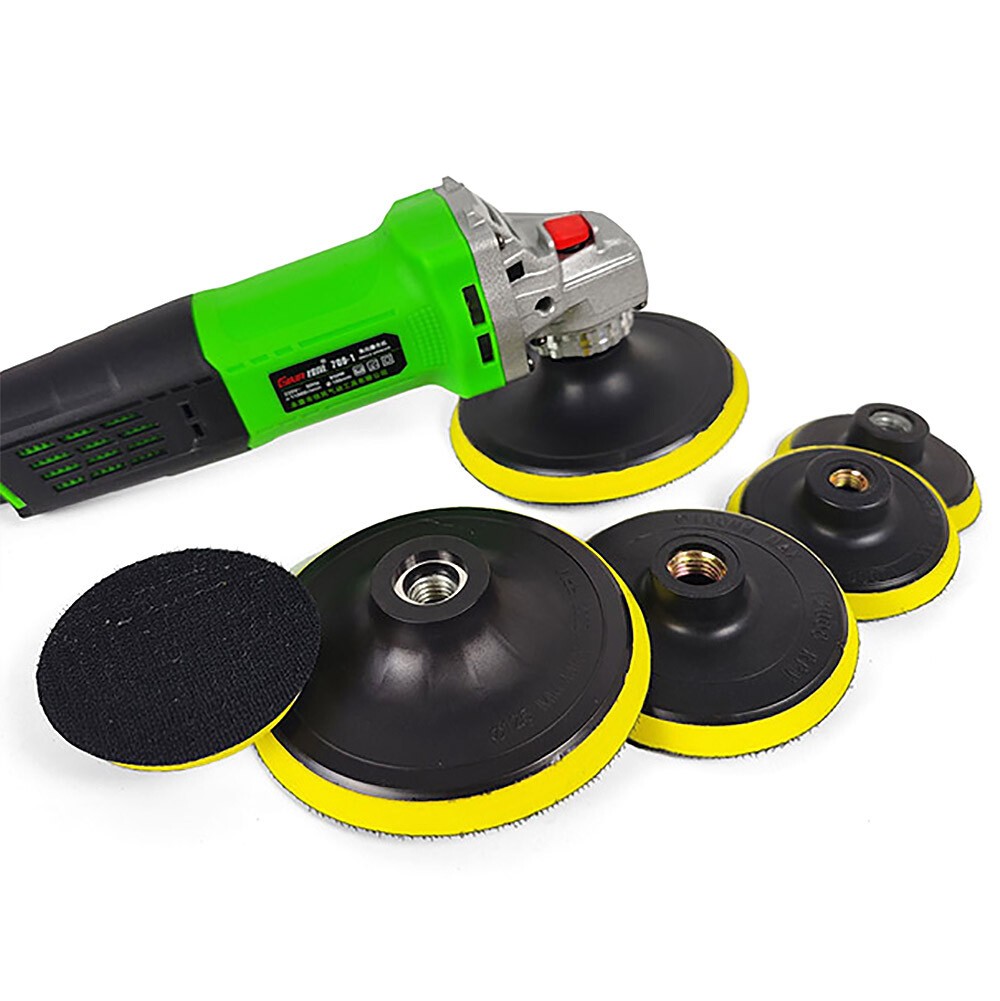 3/4/5/6/7 Inch Hook Loop Sand Polish Backing Pads M10/M14 Thread For Air Sander