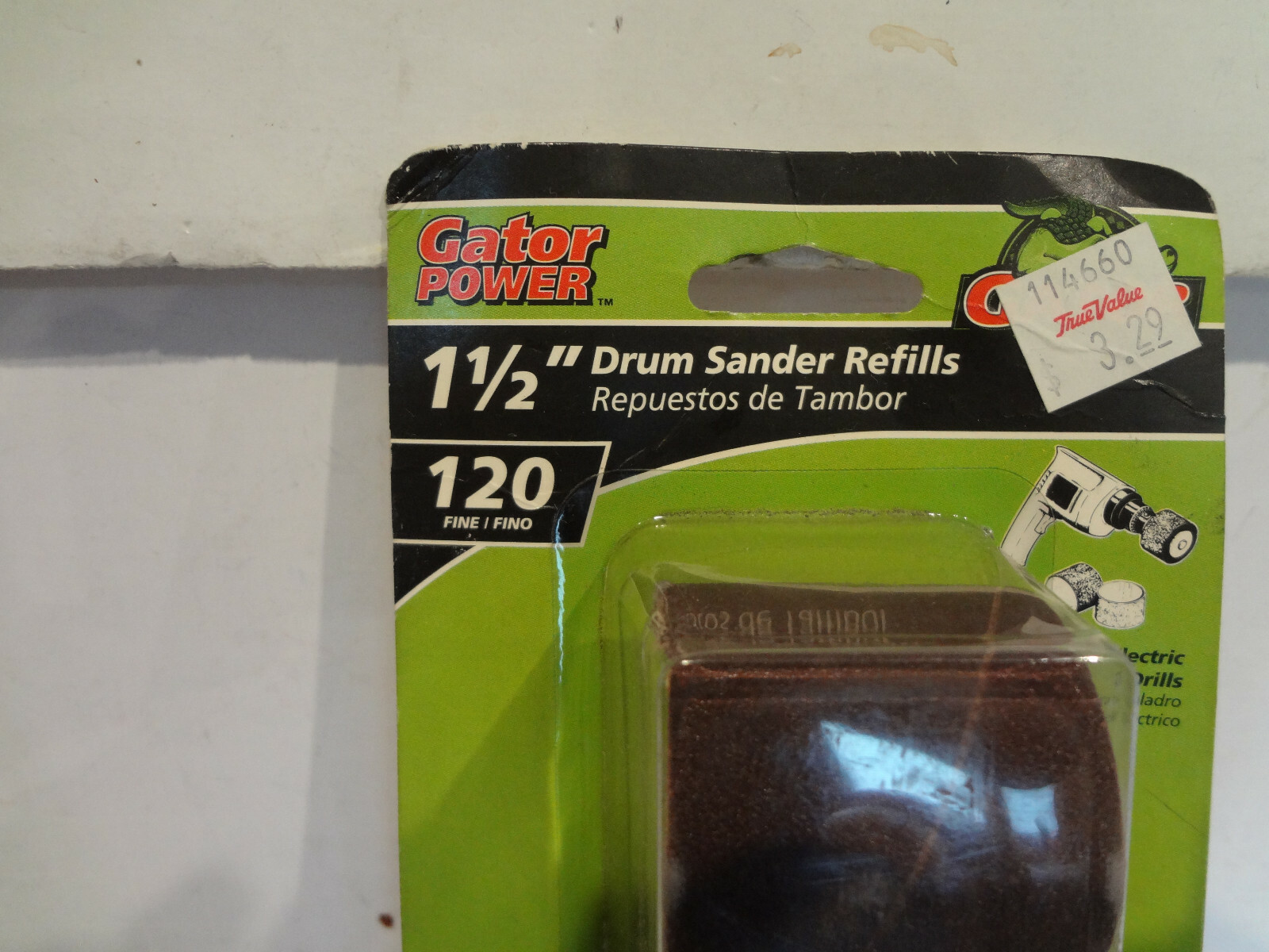 Gator Power 1-1/2″ Drum Sander Refills 120 Fine 3 sleeves