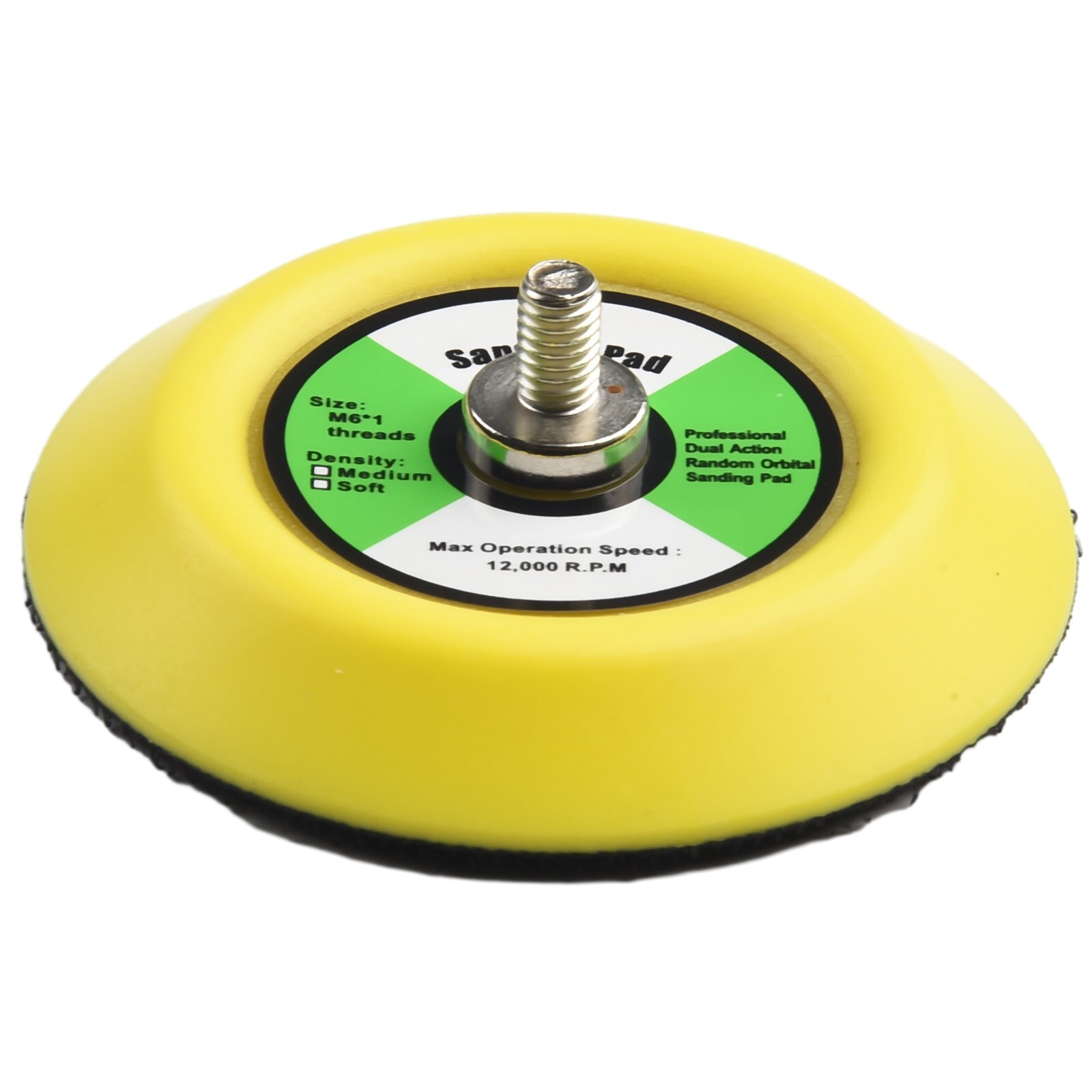 3 75mm & Sanding Polishing Backing Pad M6 Thread For Air Sander 5pc