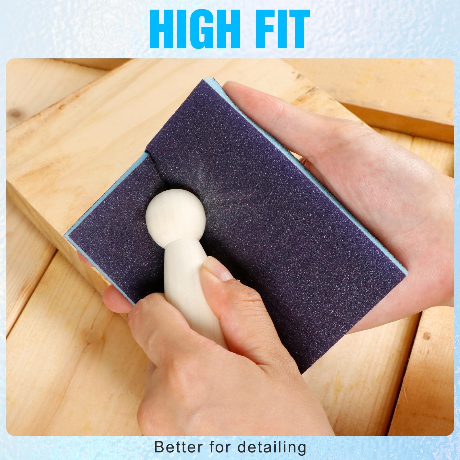 12 Pack Sanding Sponges Wet Dry Assorted Grit 60400 For Wood Metal Furniture