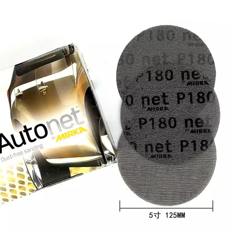 5 inch 125mm Dia Mesh Dust-free Sanding Discs Hook and Loop Sandpaper 80-240Grit