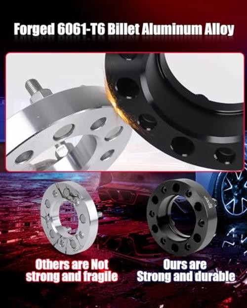 Wheel Adapters Conversion Compatible with JK XK WK WJ Wheels on 6×5.5 to 5×4.5