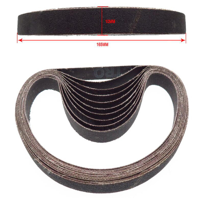Sanding Belts 10×330 mm Belt Sander Sheets Abrasive Fine 60 120 180 240 Grit