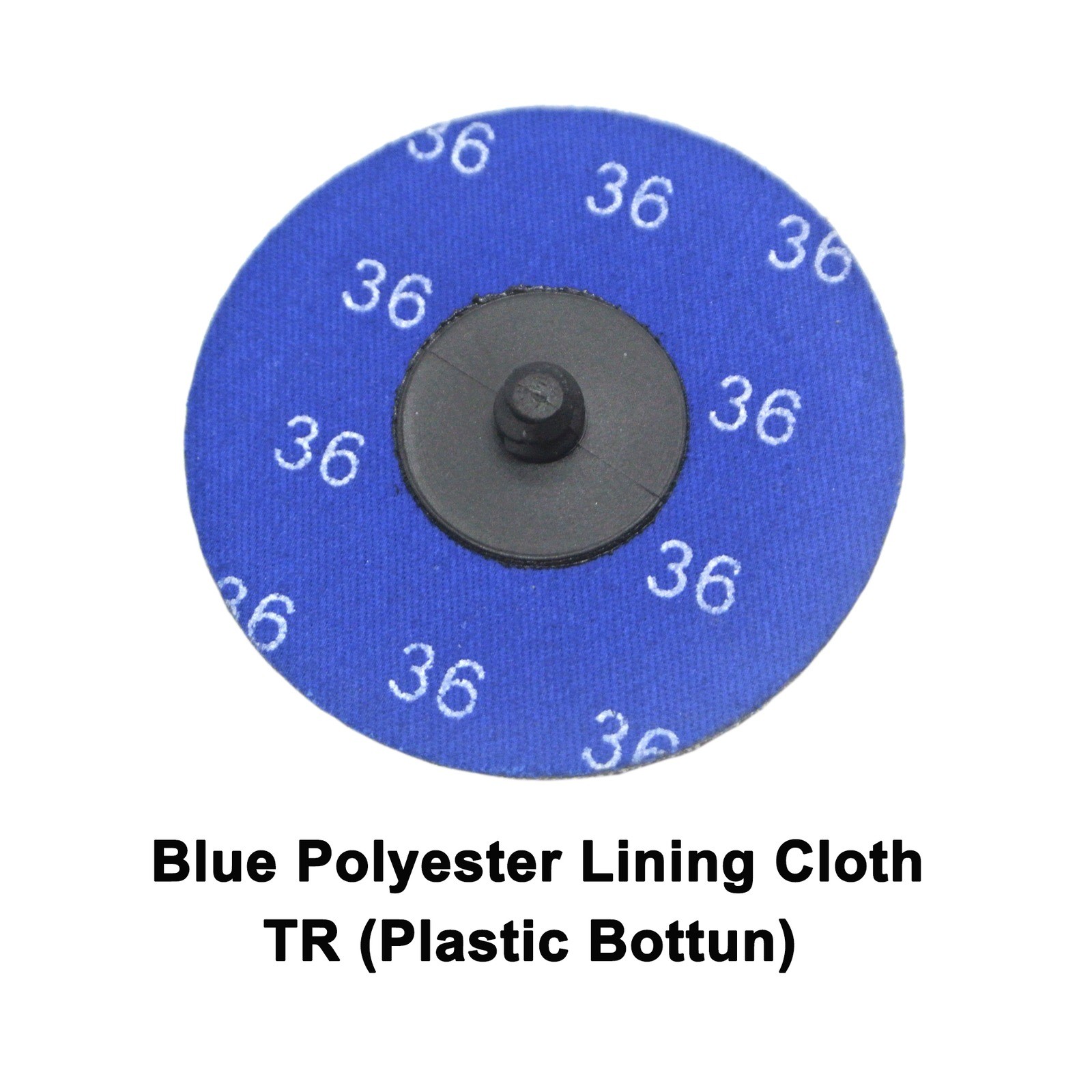 50Pcs 3 inch Zirconia Roll Lock Sanding Discs Grinding Pads 36 Grit