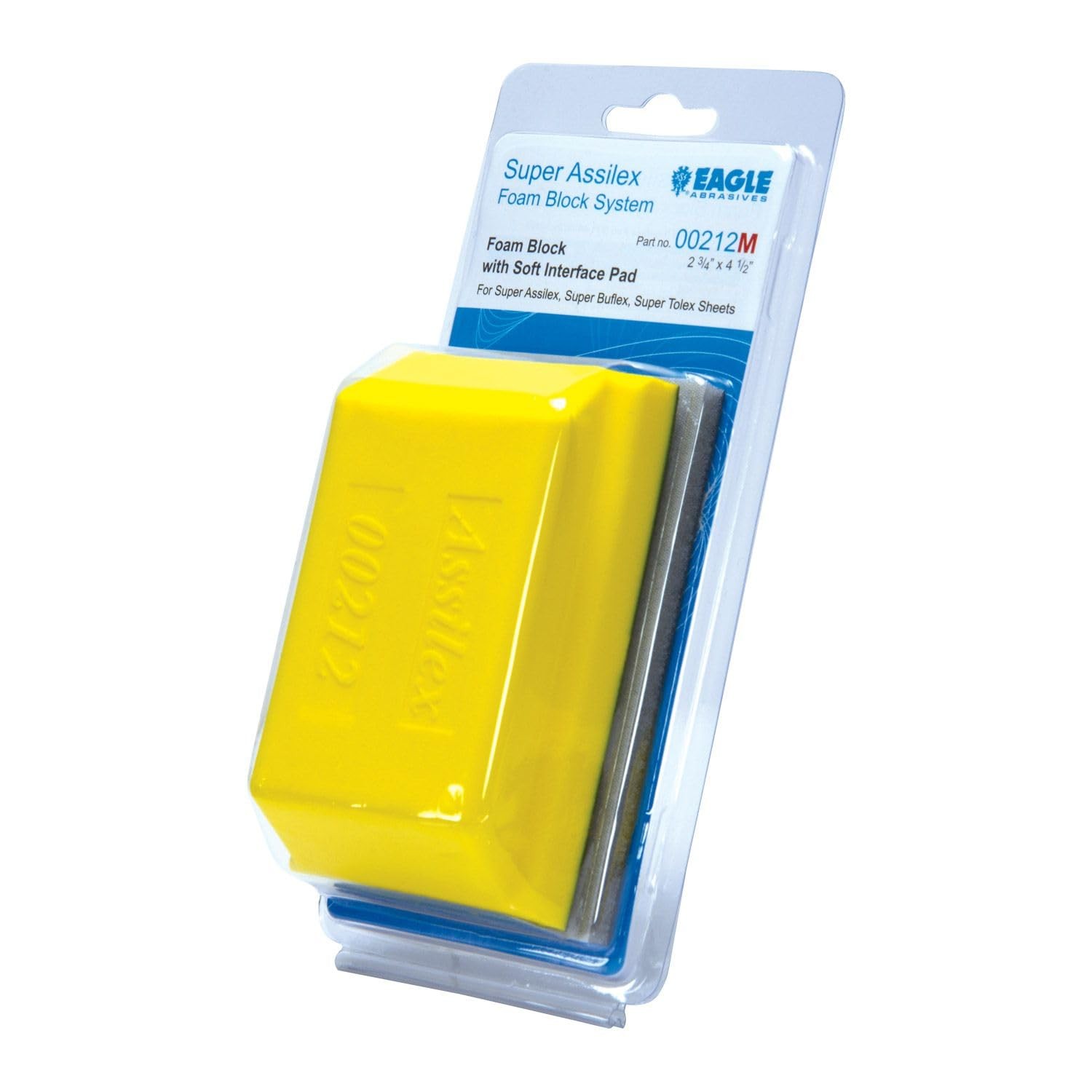 Eagle 00212M, Hand Sanding Block & Interface Pad Combo, 1 Block + 1 Pad