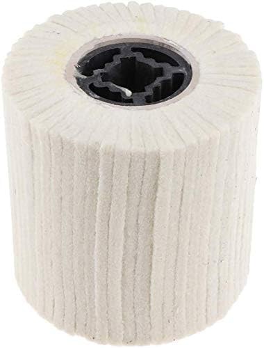 Wool Felt Wire Drawing Wheel Buffer Wheel Buffing Drum Mirror Burnishing Poli…