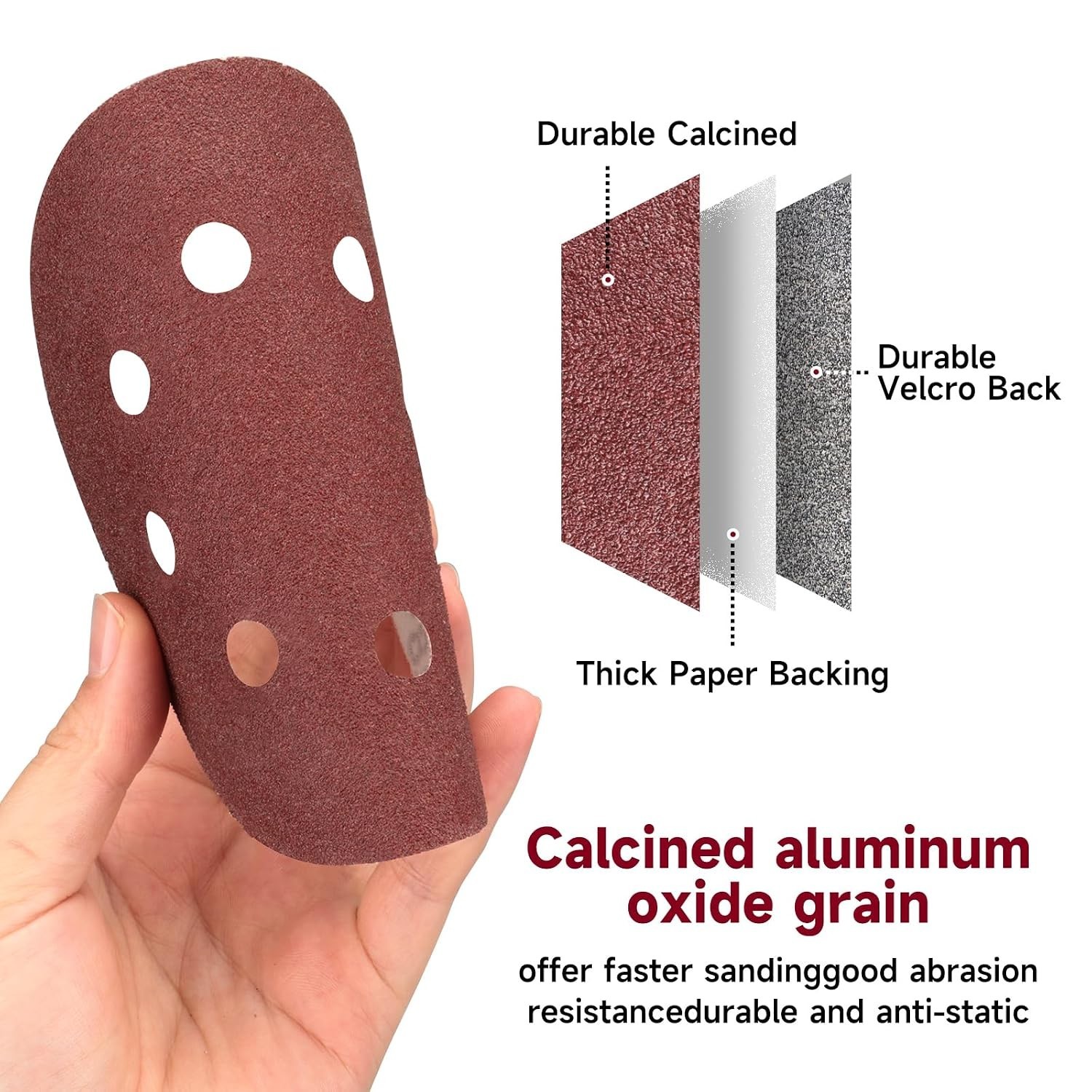 Complete 165 PCS Sandpaper Set for 5-Inch Orbit Sanders – Multi Grit Assortment