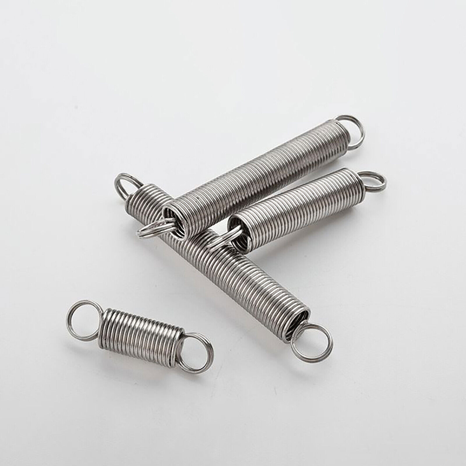 Stainless Steel Wire Dia 0.3-3mm Extension Spring Expansion Springs L :10-300mm