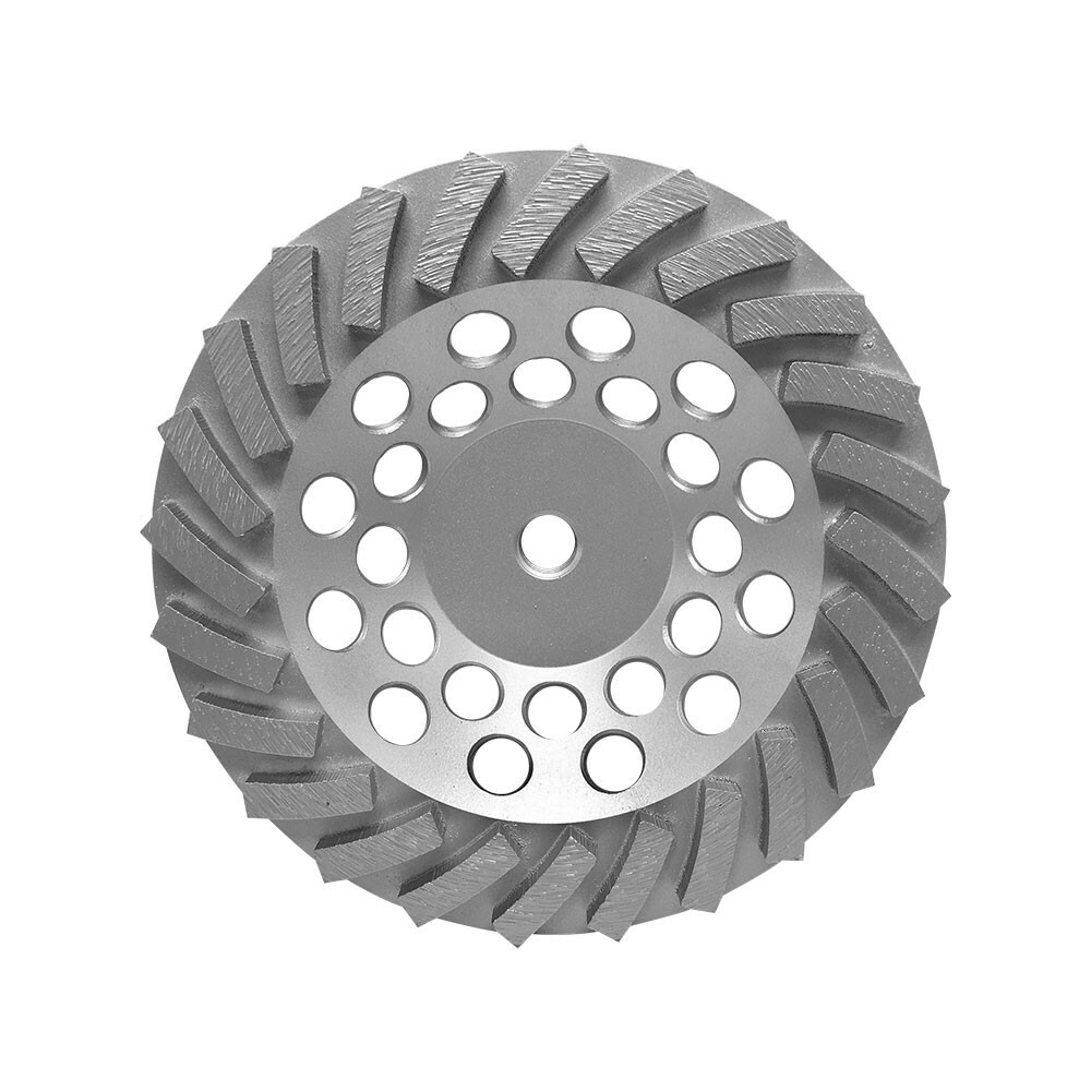 7” x 5/8”-11 Concrete Turbo Cup Wheel Grinding Grinder 24 Segments Wet Dry