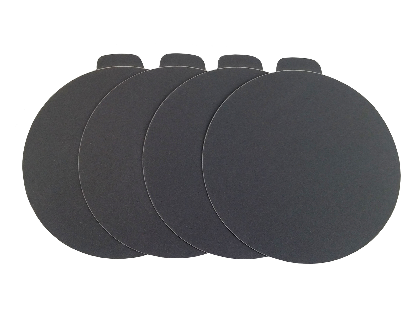 5″ Black Waterproof Adhesive PSA Tab Sanding Discs (100 Pack, 1500 Grit)