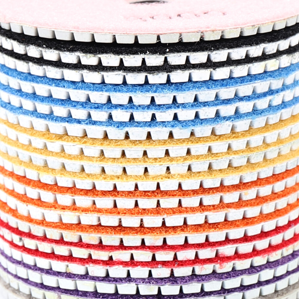 For Grinding & Sanding 19 pcs Polishing Pads 4 inch Diamond Polishing Pads Set