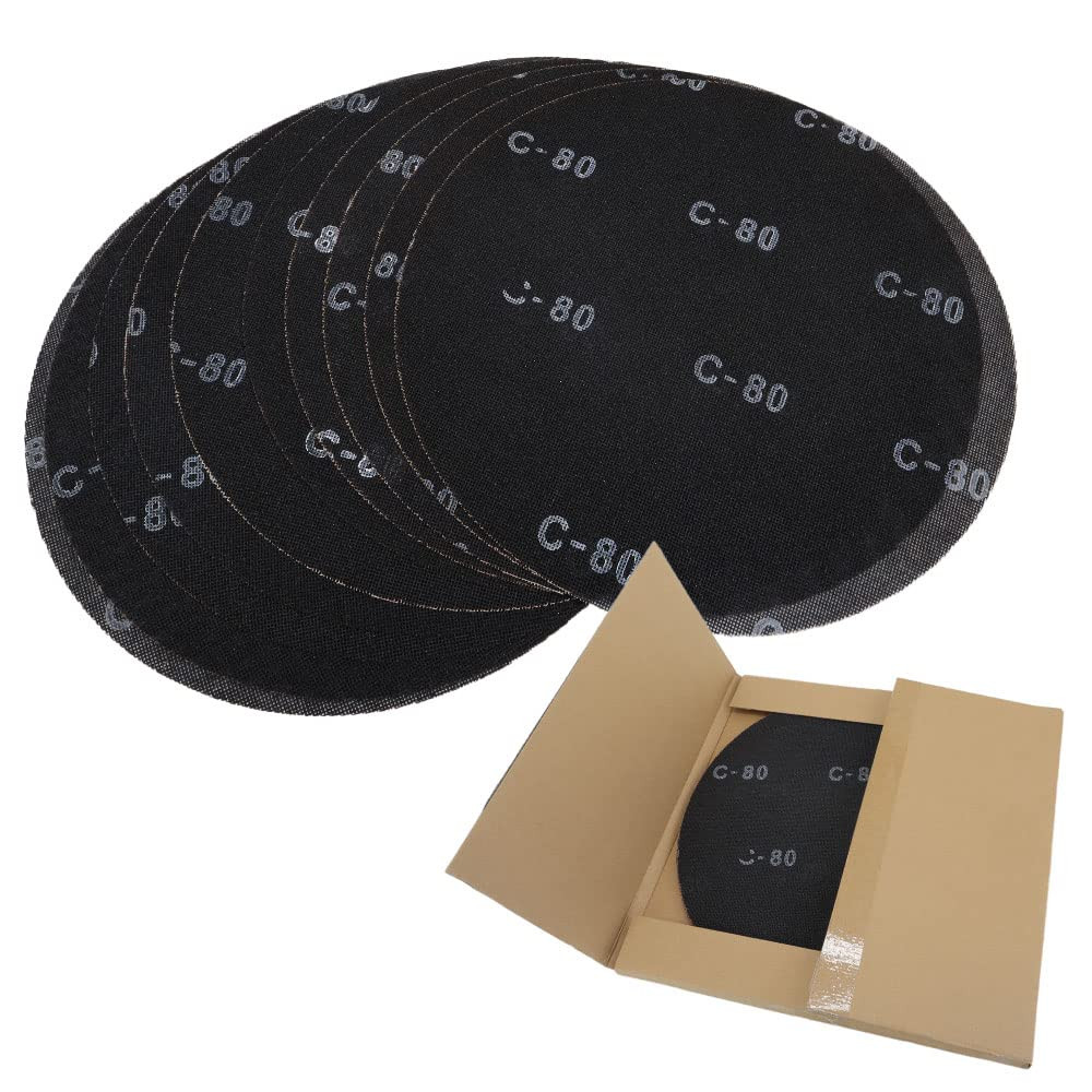 17″ Sanding Screen Discs – Mesh Floor Sanding Screen – Black Silicon Carbide – f