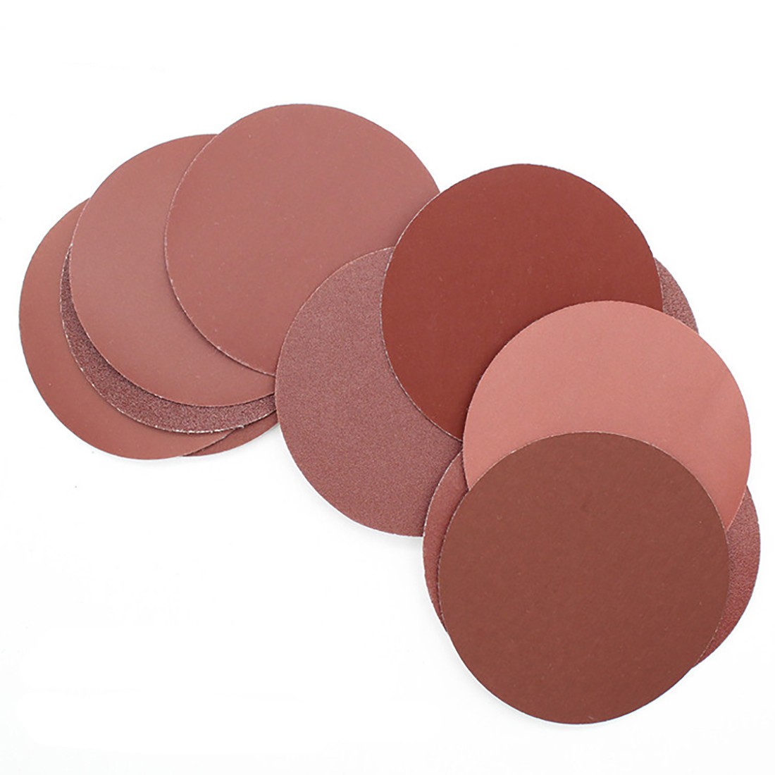 1/2/5/6 inch Aluminum oxide Hook & Loop Round Dry Sanding Discs 60~2000 Grit