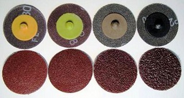 USA MADE 50x 2″ Inch 24/36/60/80/120 GritLock Sanding Discs Type R Roloc