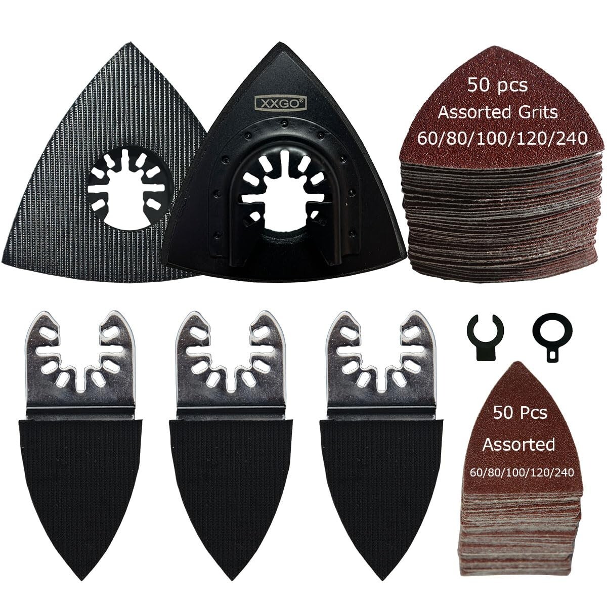 Efficient Finger Sanding Pads and Multi Tool Sandpaper Kit – Professional Grade
