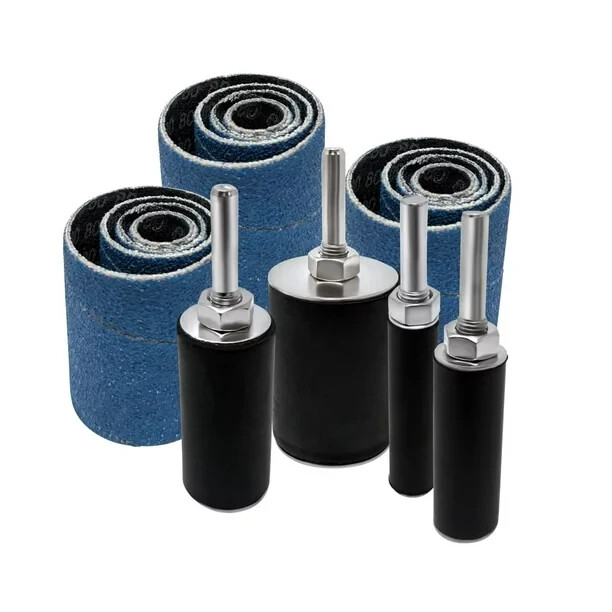 LOT of 2 Line 10 Tools 16 Pack Blue Zirconia Sanding Drums & Sleeves Set