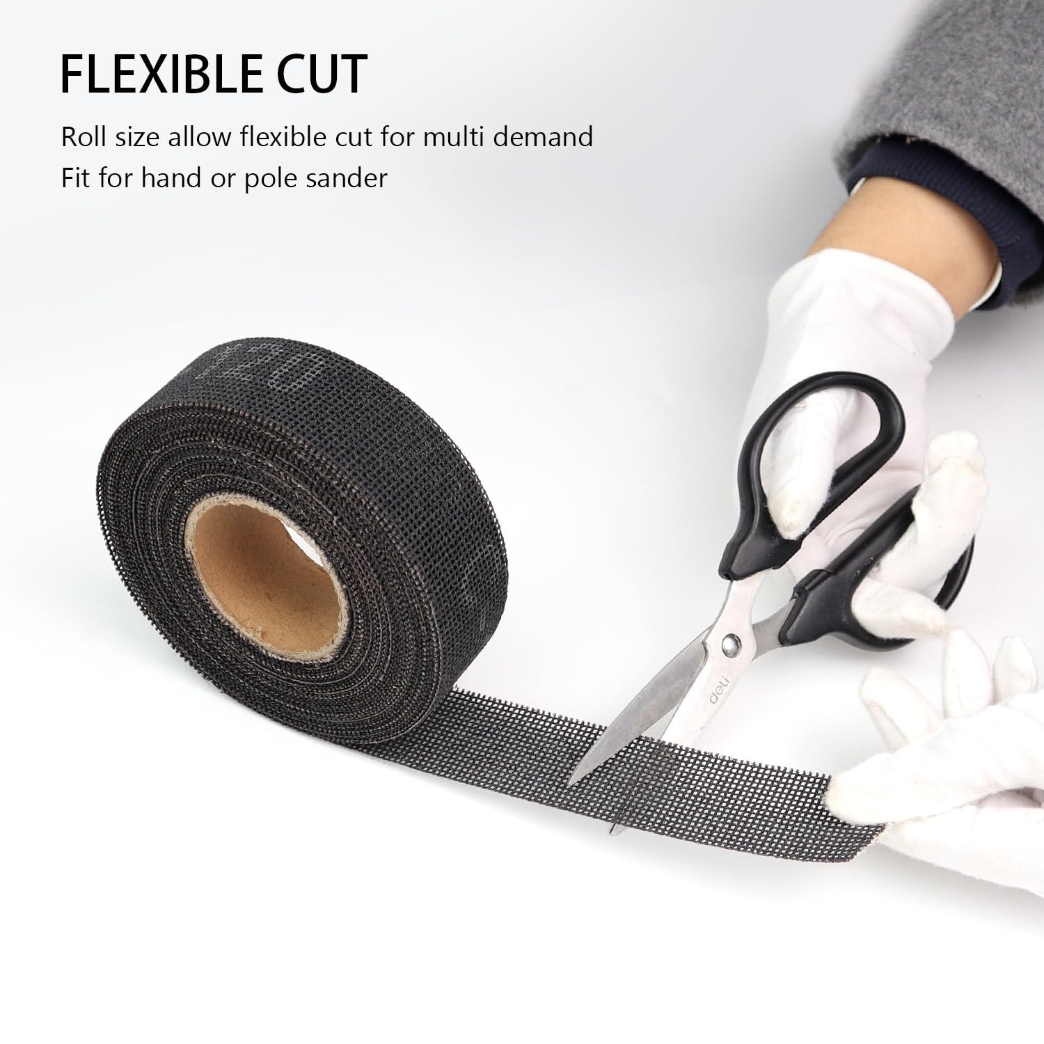 Flexible Sanding Rolls 1-1/2″ x 33 Ft – Ideal for Metal, Wood, and Paint Removal