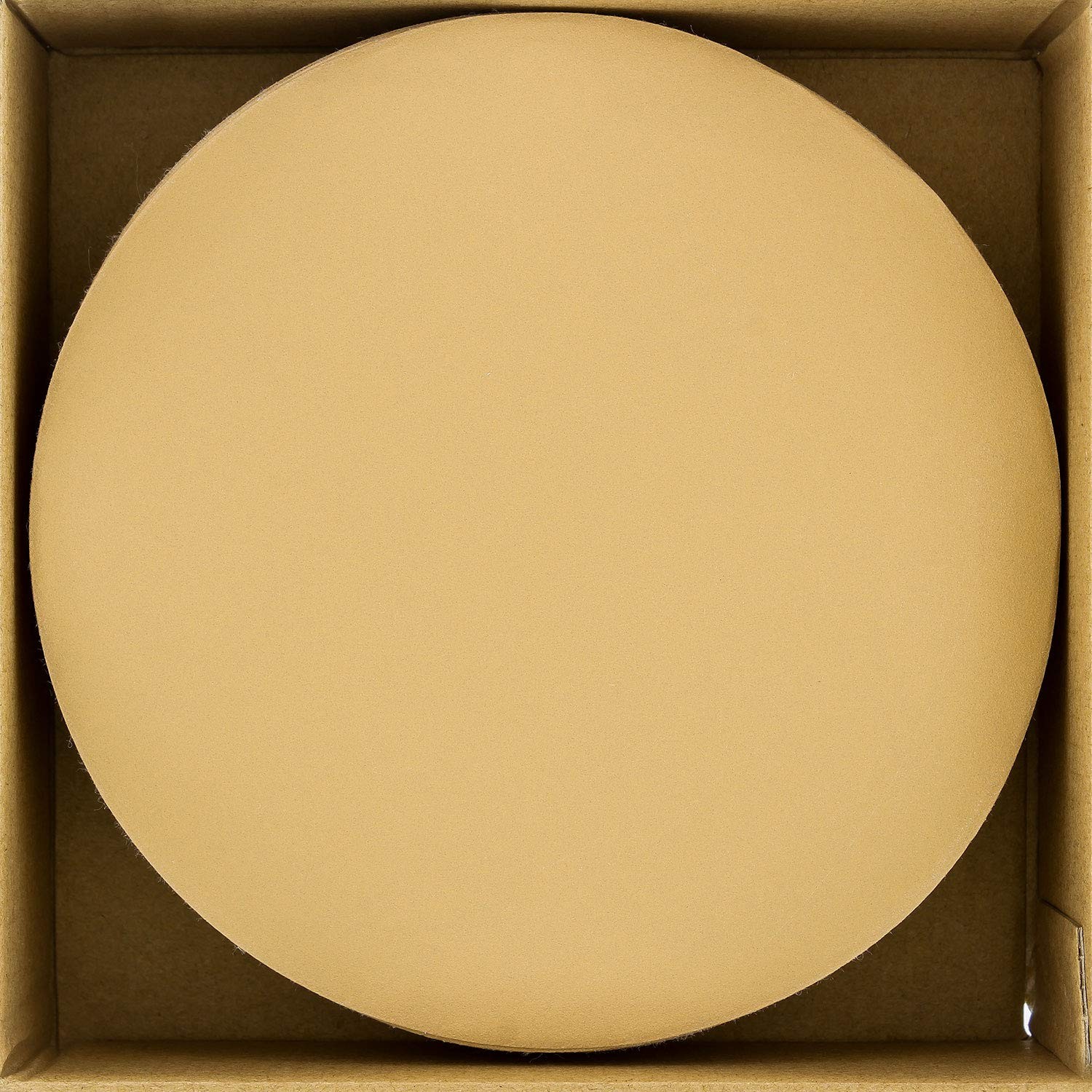 Dura-Gold Premium 400 Grit 6″ Gold Sandpaper Discs, No Hole Pattern 400-Grit