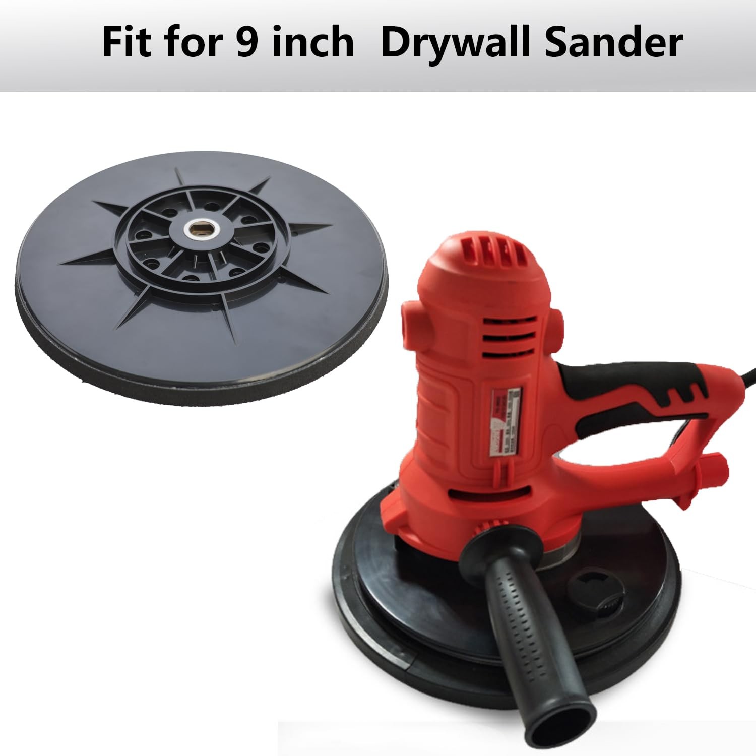 9 Inch 8 Hole Drywall Sanding Pad for Sander, Replacement 9
