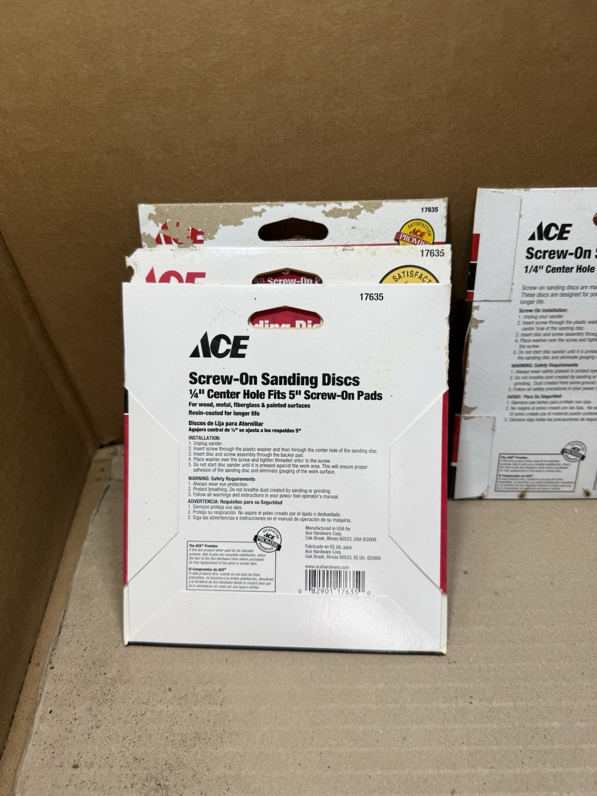 Ace Gator & 3M 4-1/2” & 5” Sanding Disc Set 50/60/80/100 Grit 112 Pcs Total