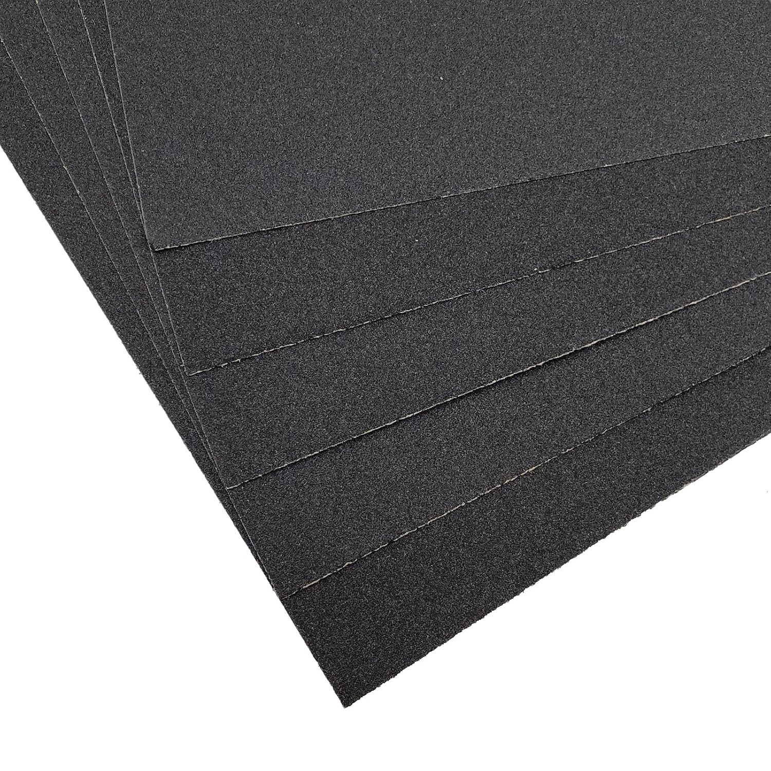 9 x 11 Inch 15pcs Wet Dry Sandpaper, 240 Grit Waterproof Abrasive Sand Paper, Si