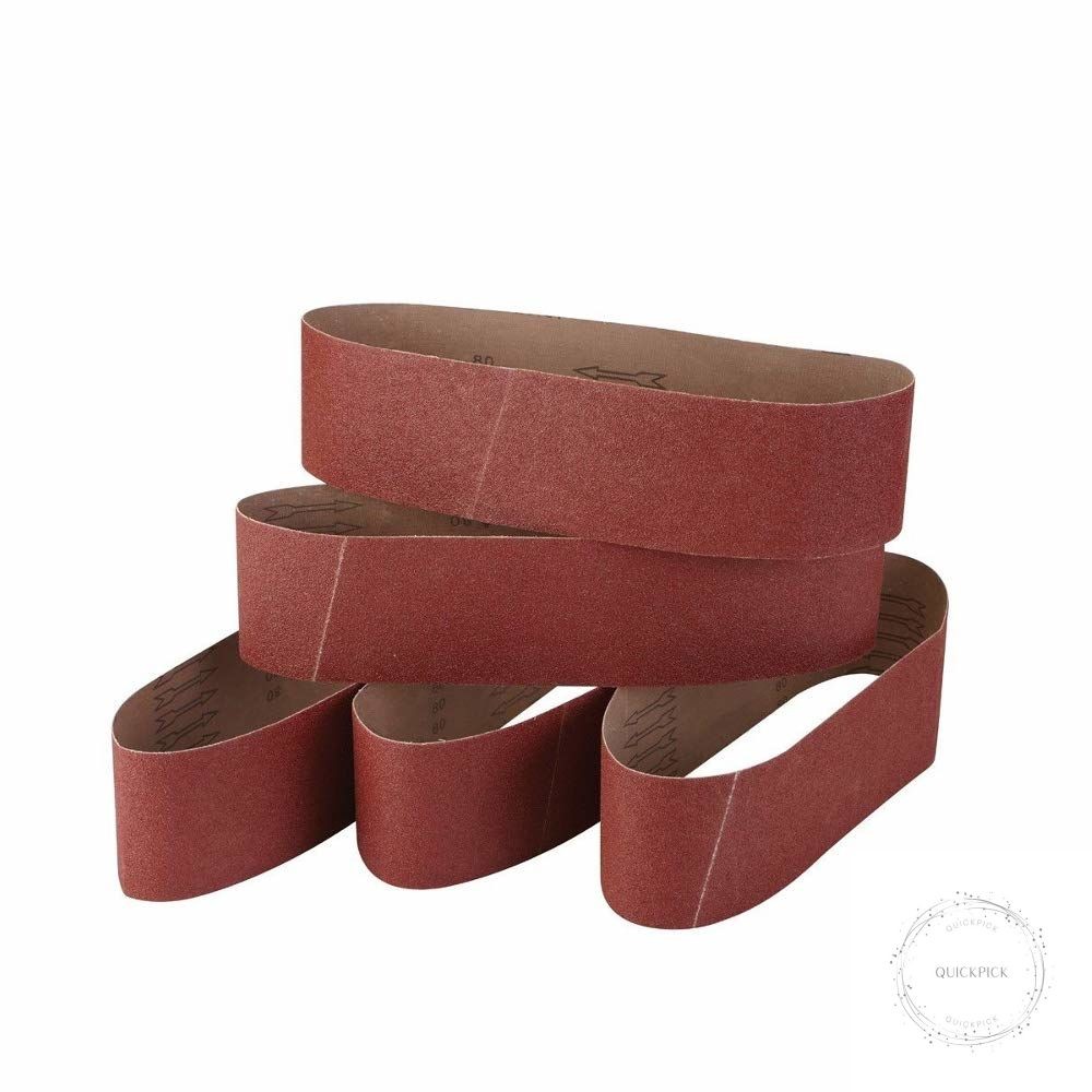 4 Inch x 36 Inch Sanding Belts, 60/80/120/240/320 Grits, Belt Sander Tool for